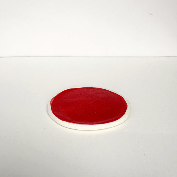 Red Ceramic Small Plate