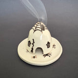Spooky Ceramic Mouse House Cone Incense Burner #1
